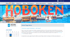 Desktop Screenshot of hobokenrotary.org